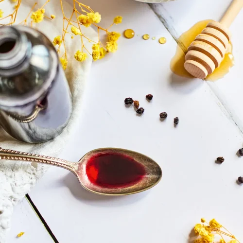 Elderberry syrup helps fight colds and flus